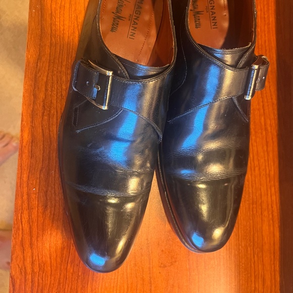 Black single monk by Magnanni size 9 M main image 5